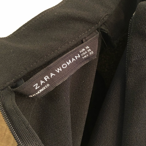 Zara V-cut Black Dress - Picture 5 of 5